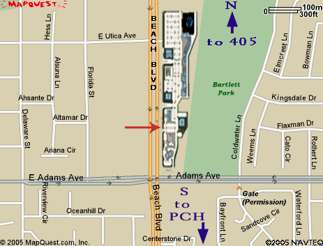 Map to law offices